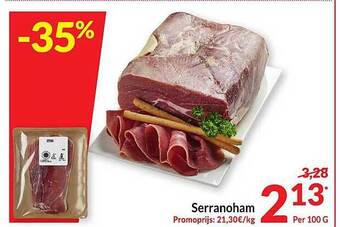 Intermarché Serranoham aanbieding