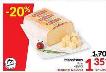Intermarché Maredsous kaas aanbieding