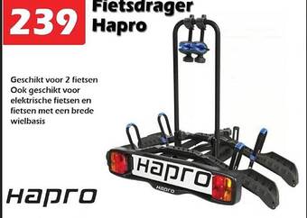 iTEK Fietsdrager hapro aanbieding