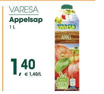Prik en Tik Varesa appelsap aanbieding