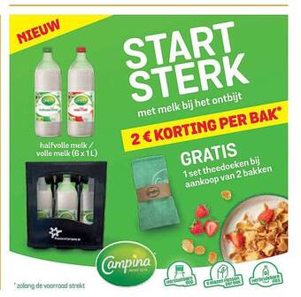 Campina halfvolle melk-volle melk