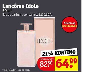 Kruidvat Lancôme idole aanbieding
