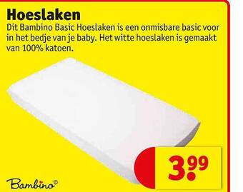 Kruidvat Hoeslaken aanbieding