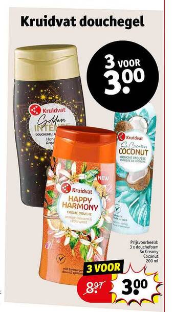 Kruidvat Kruidvat douchegel aanbieding