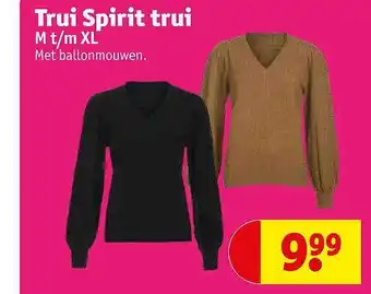 Kruidvat Trui spirit trui aanbieding