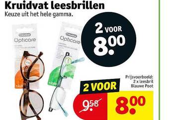 Kruidvat Kruidvat leesbrillen aanbieding