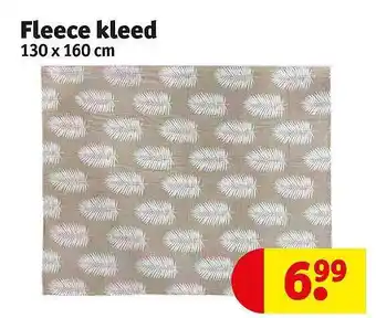 Kruidvat Fleece kleed aanbieding