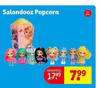 Kruidvat Salondooz popcorn aanbieding