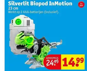 Kruidvat Silverlit biopod inmotion aanbieding