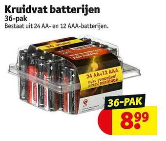 Kruidvat Kruidvat batterijen aanbieding