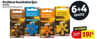 Kruidvat Kruidvat hoorbatterijen aanbieding