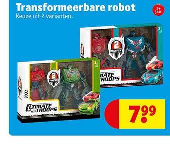 Kruidvat Transformeerbare robot aanbieding