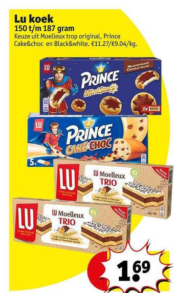 Kruidvat Lu koek aanbieding