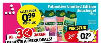 Kruidvat Palmolive limited edition douchegel aanbieding