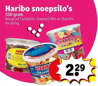 Kruidvat Haribo snoepsilo's aanbieding