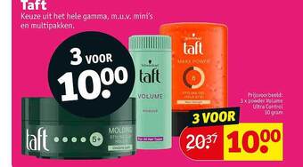 Kruidvat Taft aanbieding