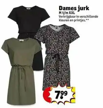 Kruidvat Dames jurk aanbieding