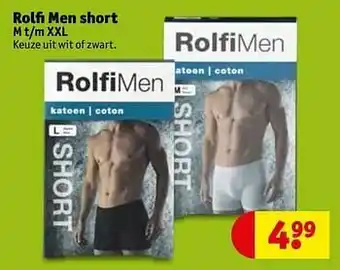 Kruidvat Rolfi men short aanbieding