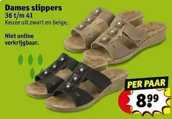 Kruidvat Dames slippers aanbieding