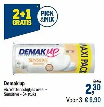 Makro Demak`up wattenschijfjes ovaal - sensitive aanbieding