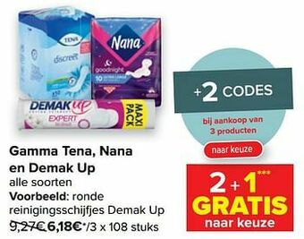 Carrefour Ronde reinigingsschijfjes demak up aanbieding