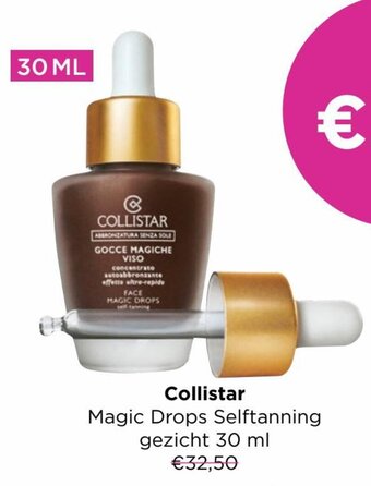 ICI PARIS XL Collistar Magic Drops Selftanning Gezicht 30ml aanbieding
