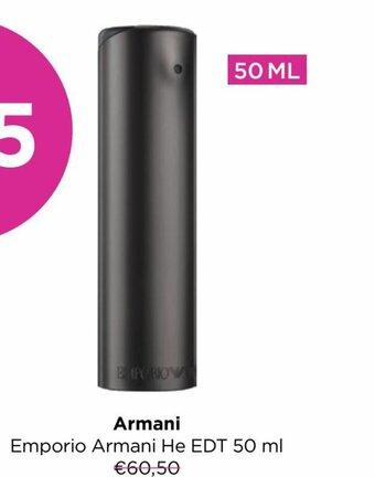 ICI PARIS XL Armani Emporio Armani He EDT 50ml aanbieding