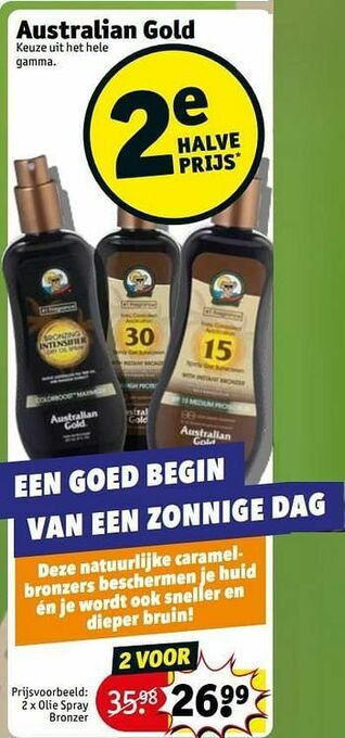 Kruidvat Olie spray bronzer aanbieding