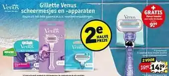 Kruidvat Apparaat venus smooth sensitive + gratis scheerapparaathouder aanbieding