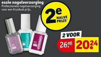 Kruidvat Essie nagelverzorging aanbieding