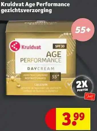 Kruidvat Kruidvat age performance gezichtsverzorging aanbieding