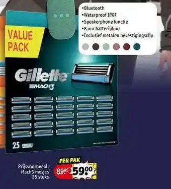 Kruidvat Mach3 mesjes aanbieding