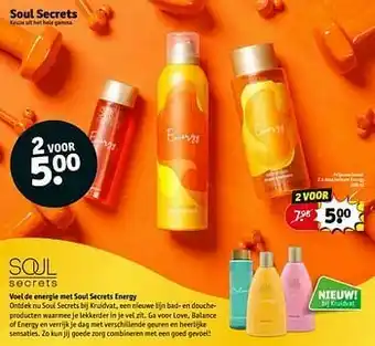 Kruidvat Douchefoam energy aanbieding