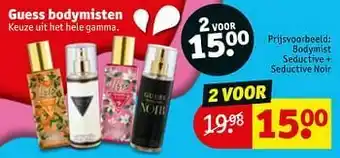 Kruidvat Bodymist seductive + seductive noir aanbieding