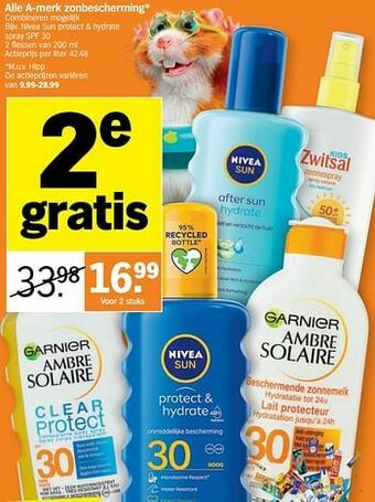 Nivea sun protect + hydrate spray spf 30