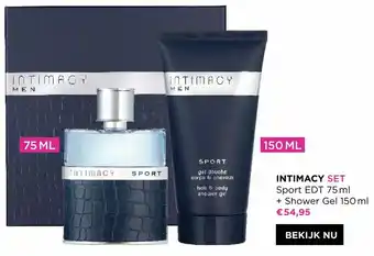 ICI PARIS XL Intimacy Set: Sport EDT 75ml + Shower Gel 150ml aanbieding