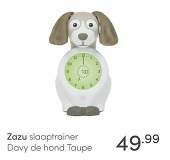 Baby & Tiener Zazu slaaptrainer davy de hond taupe aanbieding