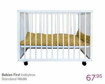 Baby & Tiener Bebies first babybox standerd aanbieding