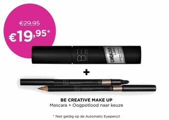 ICI PARIS XL Be Creative Make Up Mascara + Oogpotlood naar Keuze aanbieding