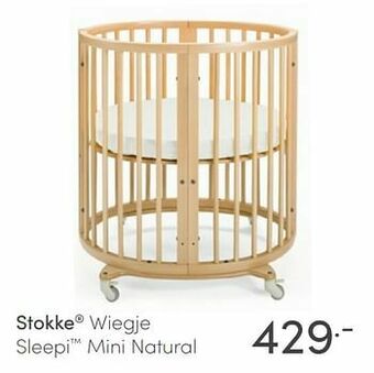 Baby & Tiener Stokke wiegje sleepi mini natural aanbieding