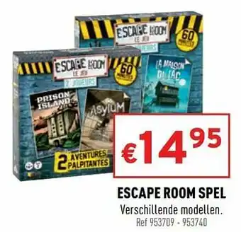 Escape room spel