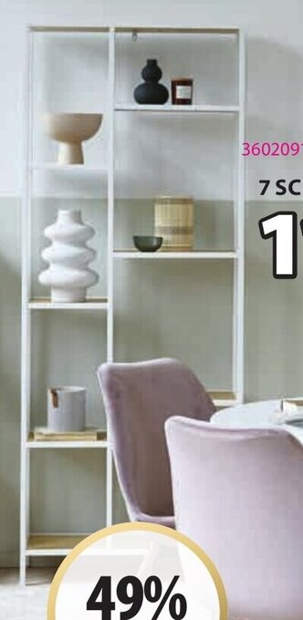 Jysk Trappedal Rek 7 Schappen aanbieding