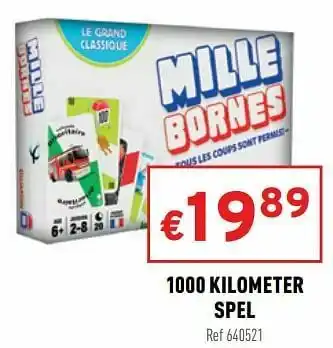 Trafic 1000 kilometer spel aanbieding