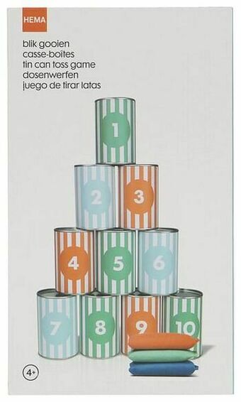 HEMA HEMA Blik Gooien Spel aanbieding
