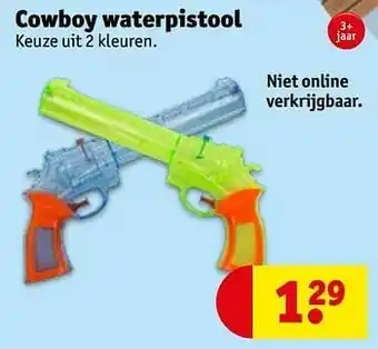 Kruidvat Cowboy waterpistool aanbieding