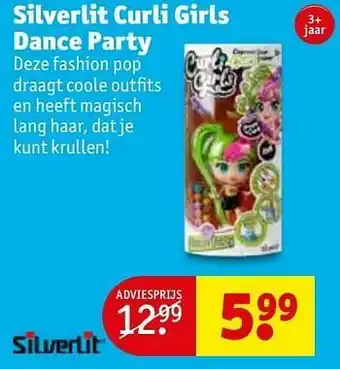 Kruidvat Silverlit curli girls dance party aanbieding