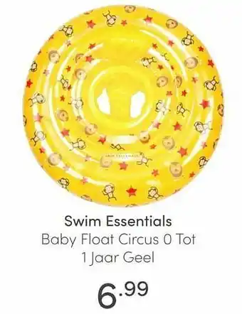 Baby & Tiener Swim essentials baby float circus 0 tot 1 jaar geel aanbieding