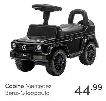 Baby & Tiener Cabino mercedes benz-g loopauto aanbieding