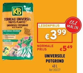 Trafic Universele potgrond aanbieding