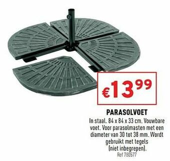Trafic Parasolvoet aanbieding